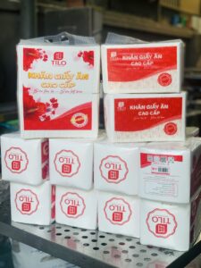 Khăn giấy ăn cao cấp TiLo 357g Khăn giấy ăn cao cấp TiLo 357g