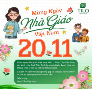 Giấy Tilo Gửi Lời Tri Ân Tới Thầy Cô