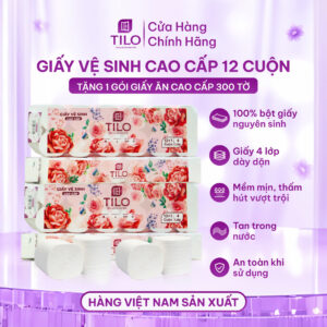 Giấy vệ sinh TiLo 12 cuộn