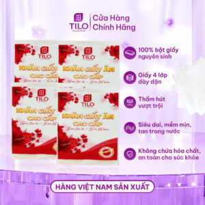 Khăn giấy cao cấp TiLo 850g Khăn giấy cao cấp TiLo 850g