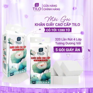 khăn giấy rút đáy tilo 1280 tờ