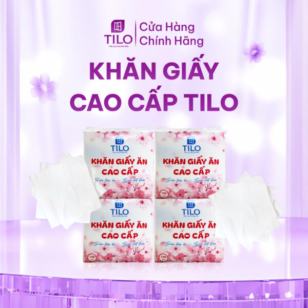 Khăn Giấy Vuông cao cấp TiLo Napkin 33x33cm