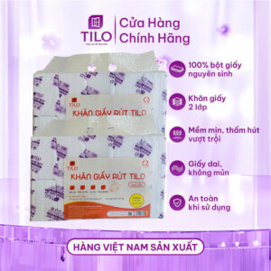 Khăn giấy rút cục cao cấp TiLo 850g Khăn giấy rút cục cao cấp TiLo 850g